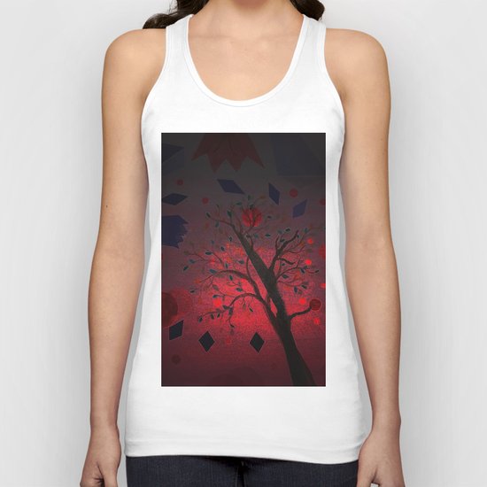 Red Night Unisex Tank Top