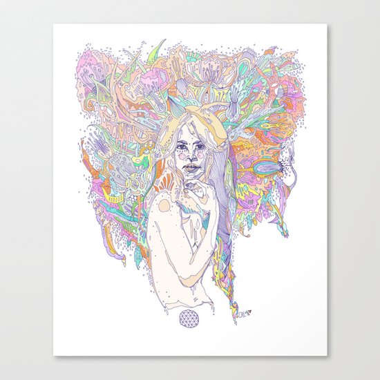 raw color Canvas Print