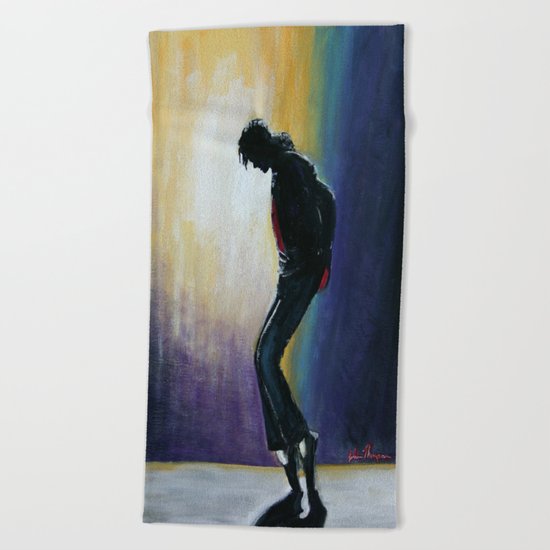MJ move Beach Towel