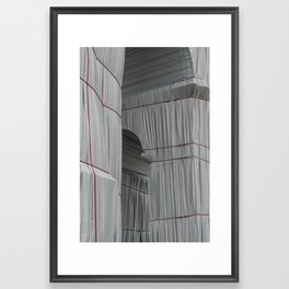 Wrapped by Christo & Jeanne-Claude ᝢ architectural photography ᝢ abstract minimalism Framed Art Print
