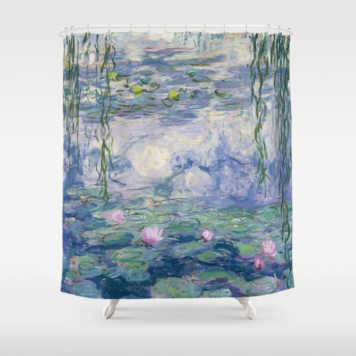 Water Lilies Claude Monet Fine Art Shower Curtain