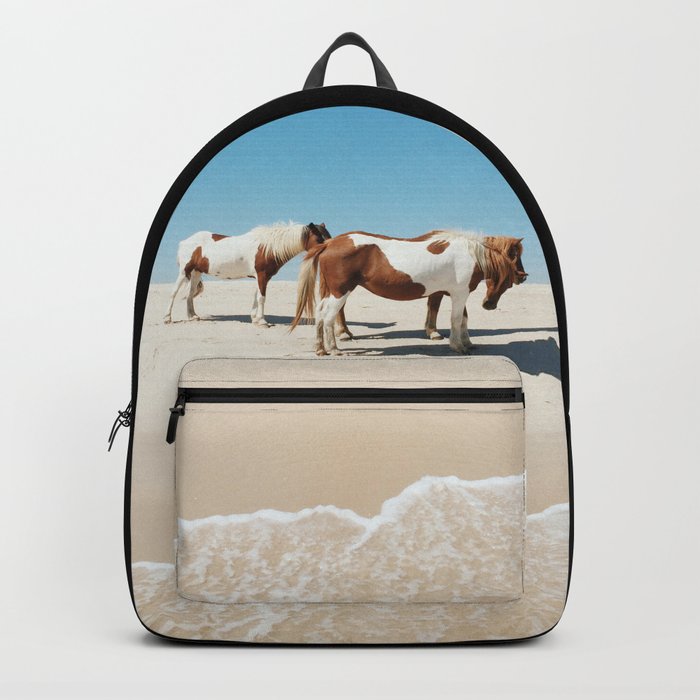 Summer Shore Horses Backpack