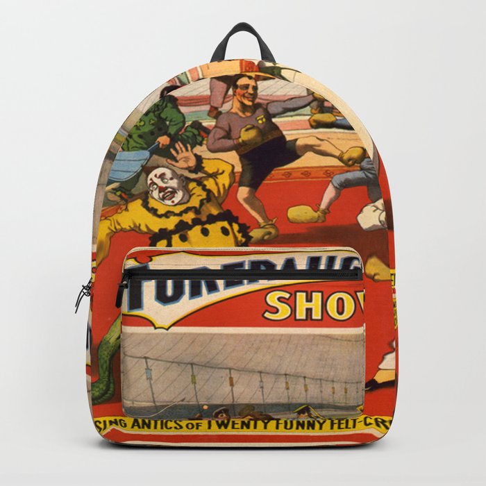 Vintage Poster Circus Advertisement Backpack By Mosfunky Society6