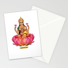Goddess Lakshmi  Stationery Card