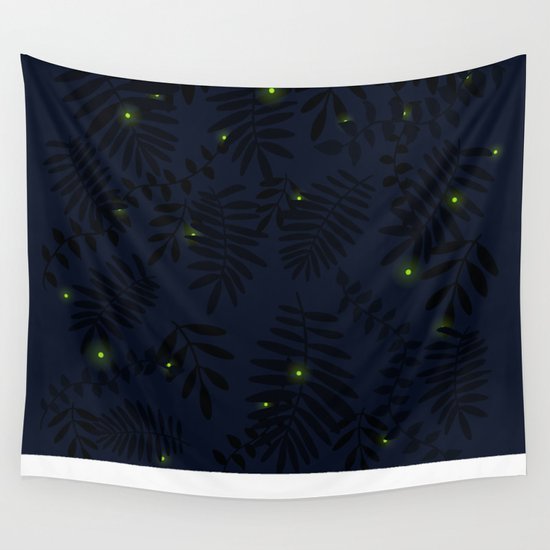 Fireflies Wall Tapestry