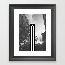 Verano del 19, Puerto Rico Framed Art Print