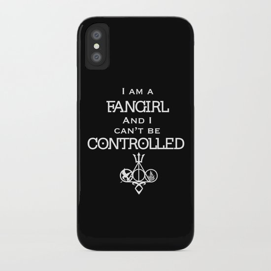 Uncontrollable Fangirl with Fandom Symbol iPhone Case