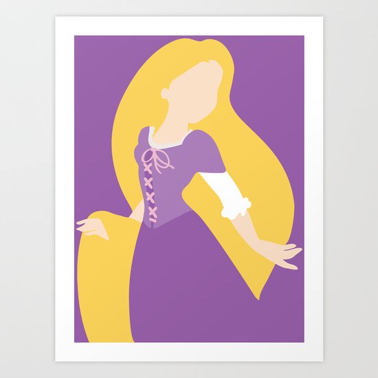 Rapunzel - Tangled 2 Art Print