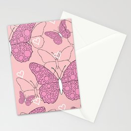 Bubble Butterflies Stationery Cards