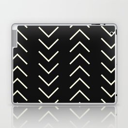 Arrows - Cream on Black Laptop & iPad Skin