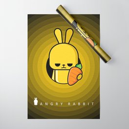 Angry Rabbit Wrapping Paper