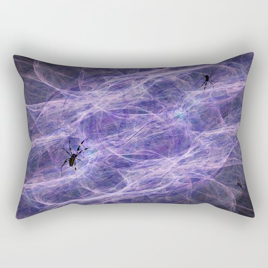 Working the Web Rectangular Pillow