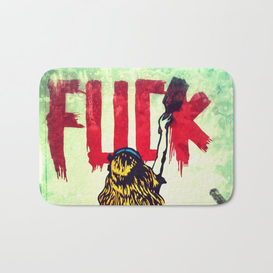 Writing Fuck Bath Mat