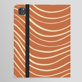 Rust Line Art iPad Folio Case