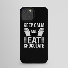 Chocolate Candy Bar Choco Dark Keto iPhone Case