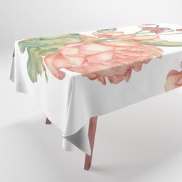 Watercolor pink bouquet arrangment Tablecloth