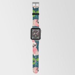 Pug Christmas Pattern Apple Watch Band