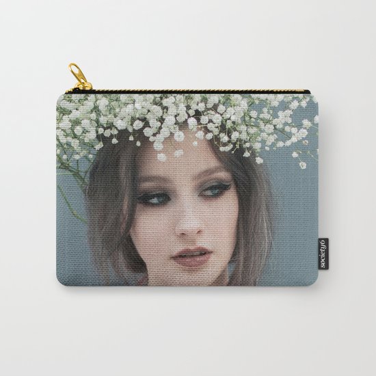 Floral portrait Carry-All Pouch