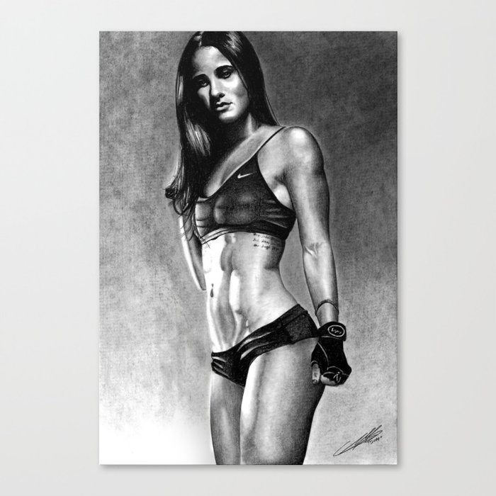 Never late to get fit. Canvas Print