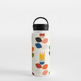 mid modern geometric spring Water Bottle
