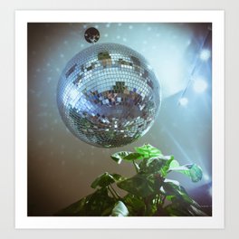 Disco Ball Plant Art Print