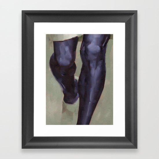 Knees Framed Art Print