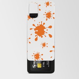 Splash Orange Stain Android Card Case