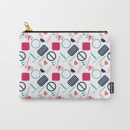 Contraception Pattern Carry-All Pouch