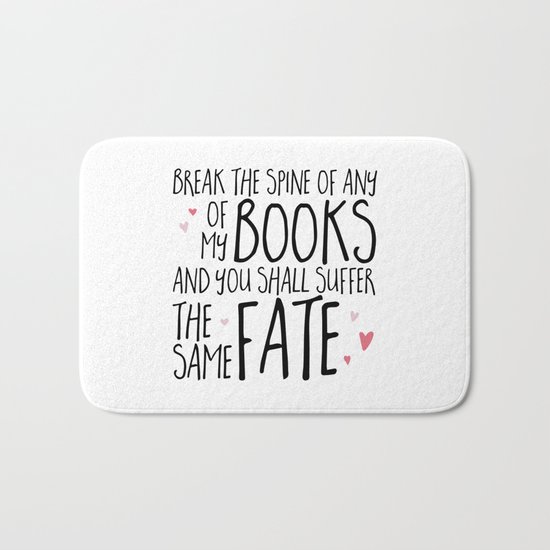 Don't Break My Spine! Bath Mat