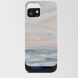 You Are My Sunshine - Gray Pastel Ocean Seascape iPhone Card Case