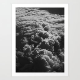 Head in the clouds Art Print