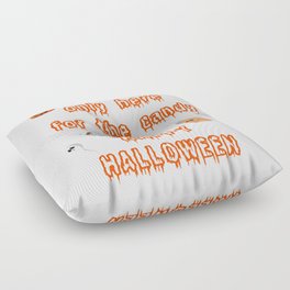 Halloween here for the candy Floor Pillow