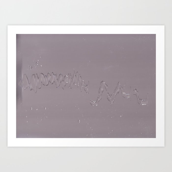 Light Zig—Water Art Print