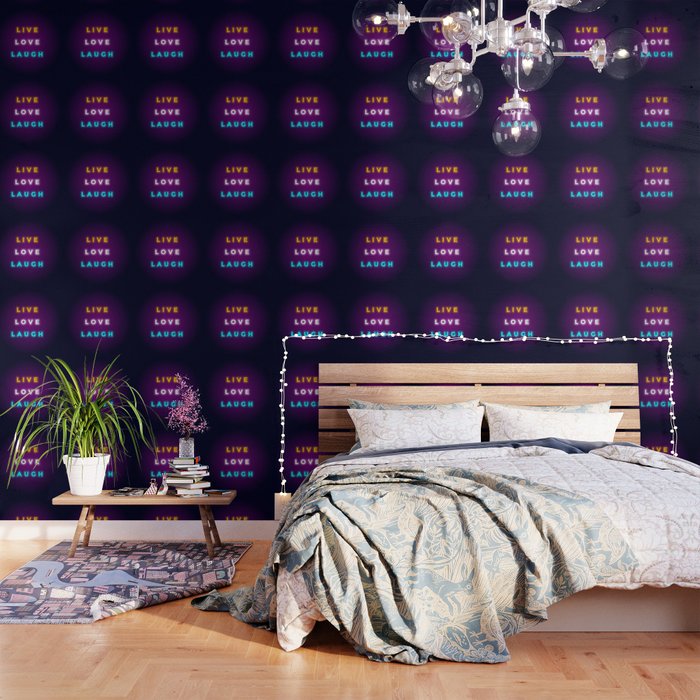 Live Love Laugh Wallpaper By Misomiso Society6