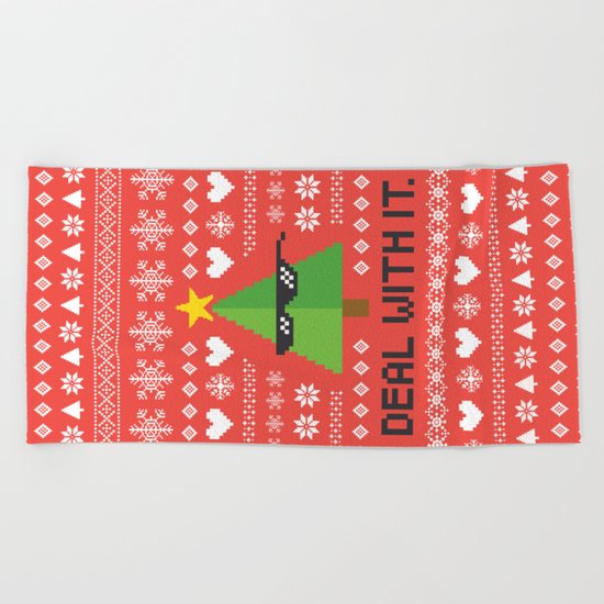 Deal with It. Beach Towel