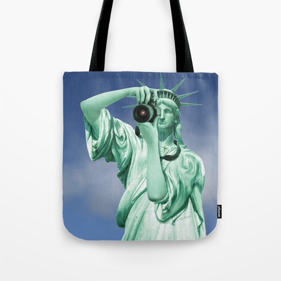 Say cheese for Liberty! Tote Bag