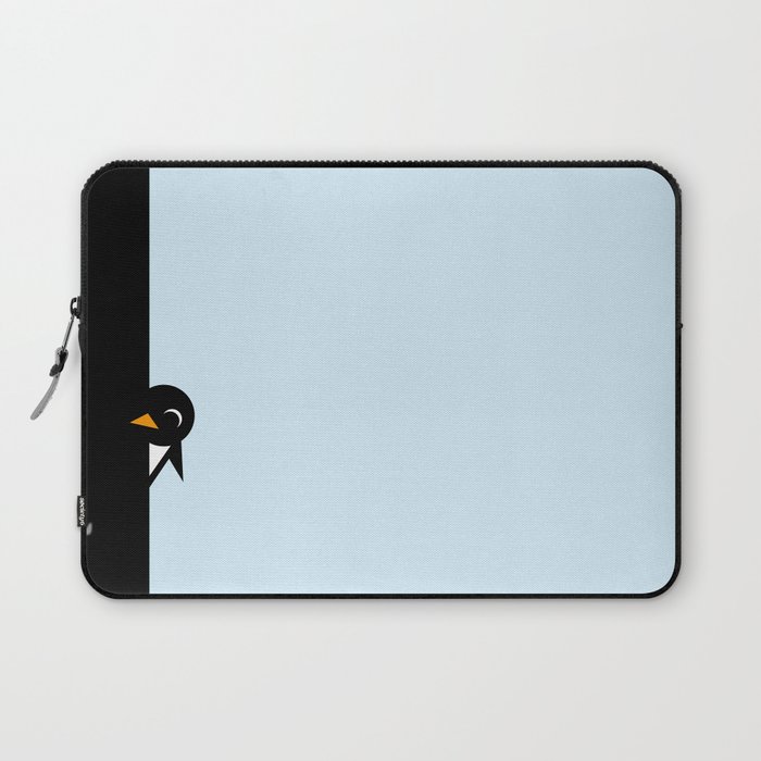 Peeking Penguin Laptop Sleeve