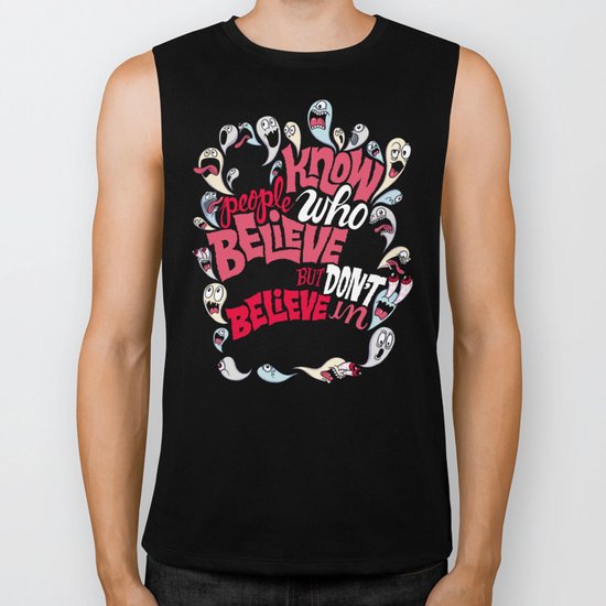 Believing in Ghosts Biker Tank