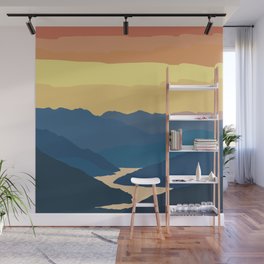 Sunset Valley Wall Mural