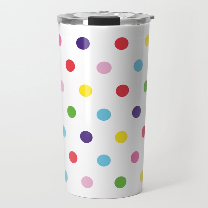 Polka dot colors Travel Mug