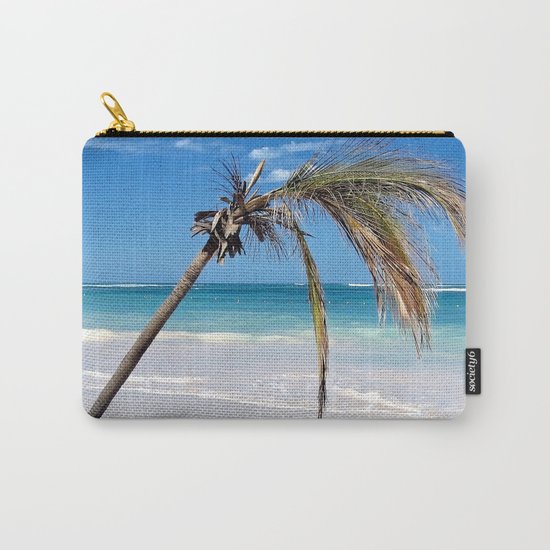Landscape | Palm and Beach | Life's a Beach! | Nadia Bonello Carry-All Pouch