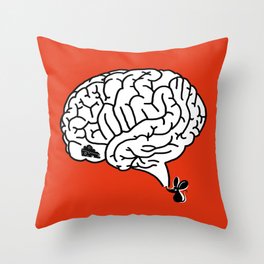 Brain Labyrinth Throw Pillow
