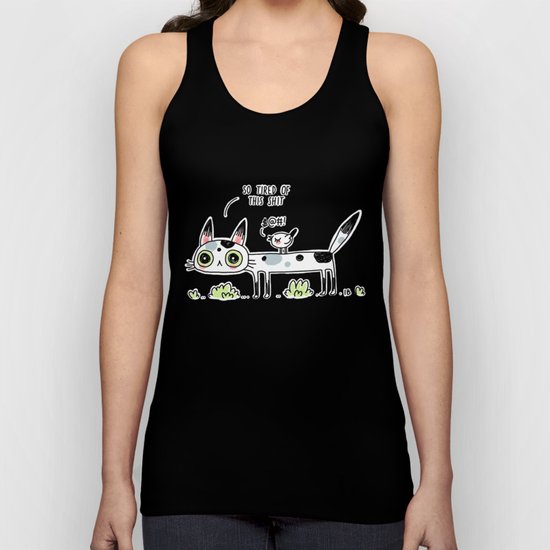 Annoyed Cat Unisex Tank Top