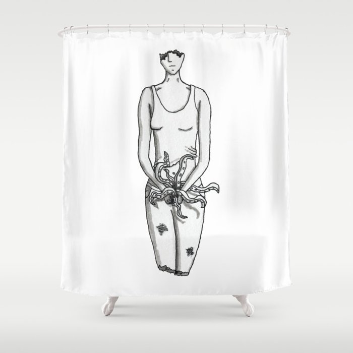 Succubus Shower Curtain
