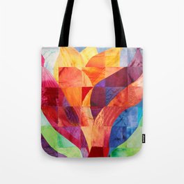 Fire (originally in quilted silk) Tote Bag