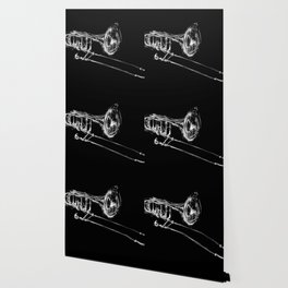 Trombone Wallpaper For Any Decor Style Society6 Trombone Wallpaper For Any Decor Style Society6
