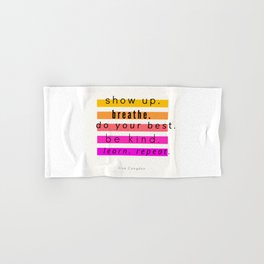 Quotes Hand Bath Towels Society6