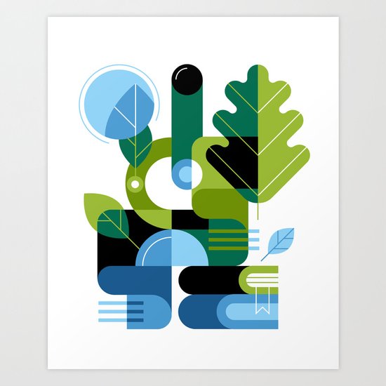 Biology Art Print