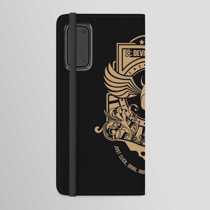 Devil in Computer Mouse Android Wallet Case