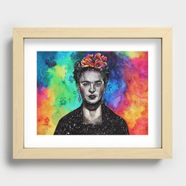 Frida Kahlo Recessed Framed Print